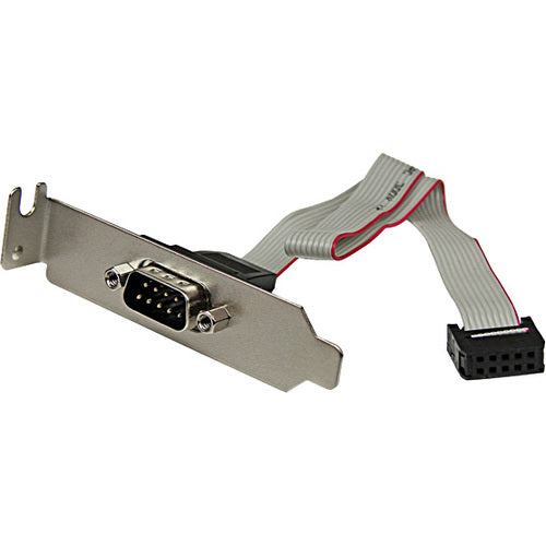 StarTech.com 9-pin Serial to 10-pin Header Slot Plate with Low Profile Bracket