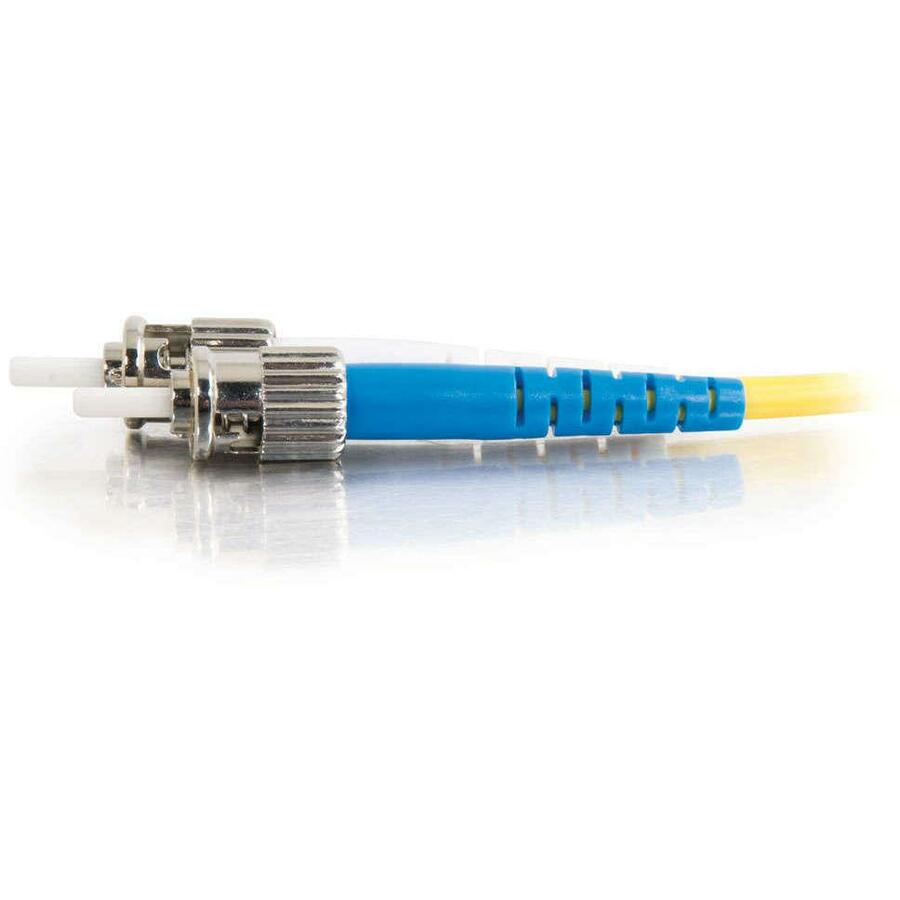 C2G Fiber Optic Duplex Patch Cable - 13.12 ft Fiber Optic Network Cable - First End: 2 x ST - Male - Second End: 2 x ST - Male - Patch Cable - 9/125 &micro;m - Yellow - 1 Each