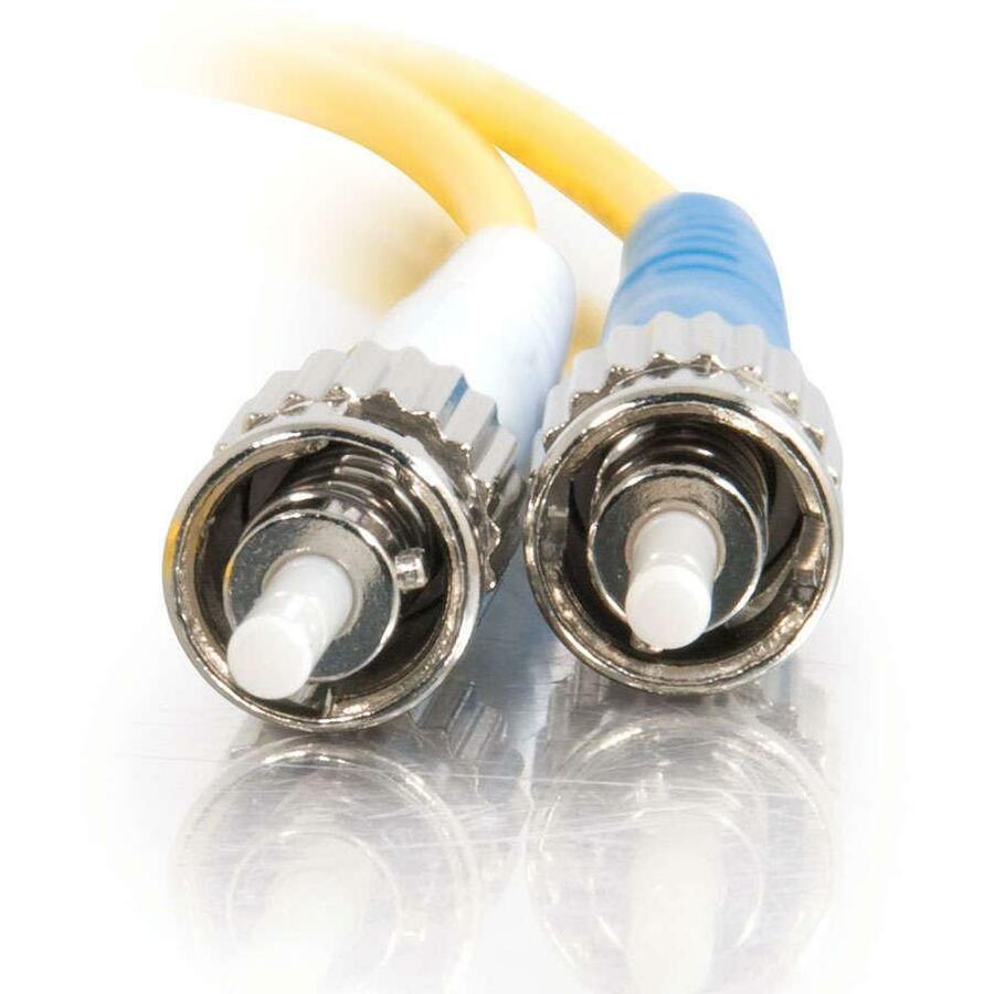 C2G Fiber Optic Duplex Patch Cable - 13.12 ft Fiber Optic Network Cable - First End: 2 x ST - Male - Second End: 2 x ST - Male - Patch Cable - 9/125 &micro;m - Yellow - 1 Each