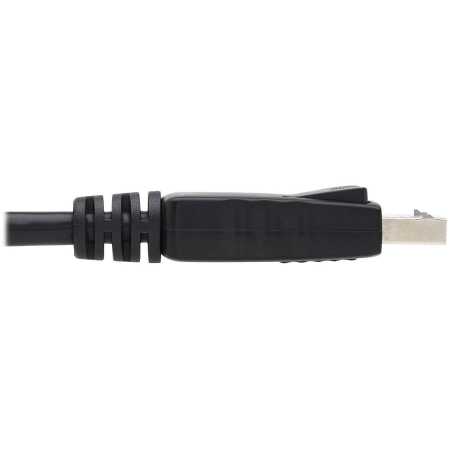 6 ft DisplayPort A/V Cable for Audio/Video Device, Monitor, Home Theater System, Computer - First End: 1 x DisplayPort Digital Audio/Video - Male - Second End: 1 x DisplayPort Digital Audio/Video - Male - Supports up to 3840 x 2160 - Black - 1 Each