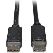 6 ft DisplayPort A/V Cable for Audio/Video Device, Monitor, Home Theater System, Computer - First End: 1 x DisplayPort Digital Audio/Video - Male - Second End: 1 x DisplayPort Digital Audio/Video - Male - Supports up to 3840 x 2160 - Black - 1 Each