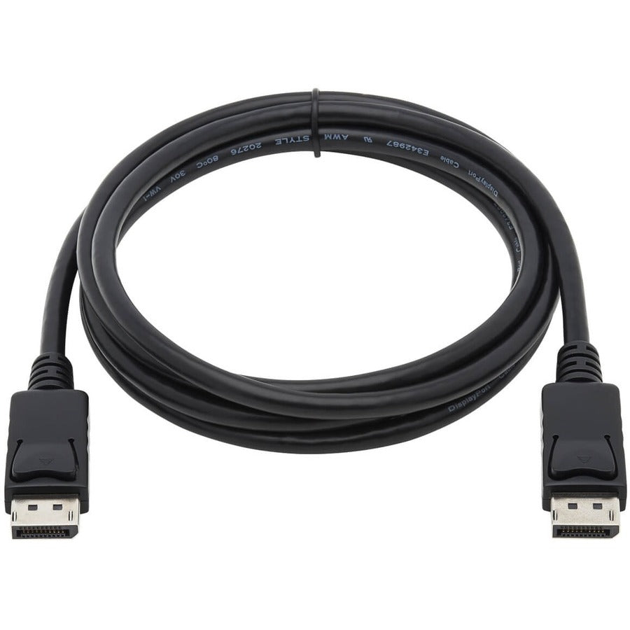 Tripp Lite DisplayPort Cable, 10 ft, Male to Male, 10.8 Gbit/s, Supports 1920 x 1080, Double Shielded, Black, 1 Each
