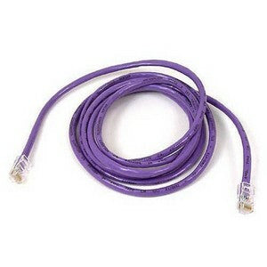 Belkin RJ45 Category 6 Snagless Patch Cable - 3.94 ft Category 6 Network Cable - First End: 1 x RJ-45 - Male - Second End: 1 x RJ-45 - Male - Patch Cable - Purple - 1 Each