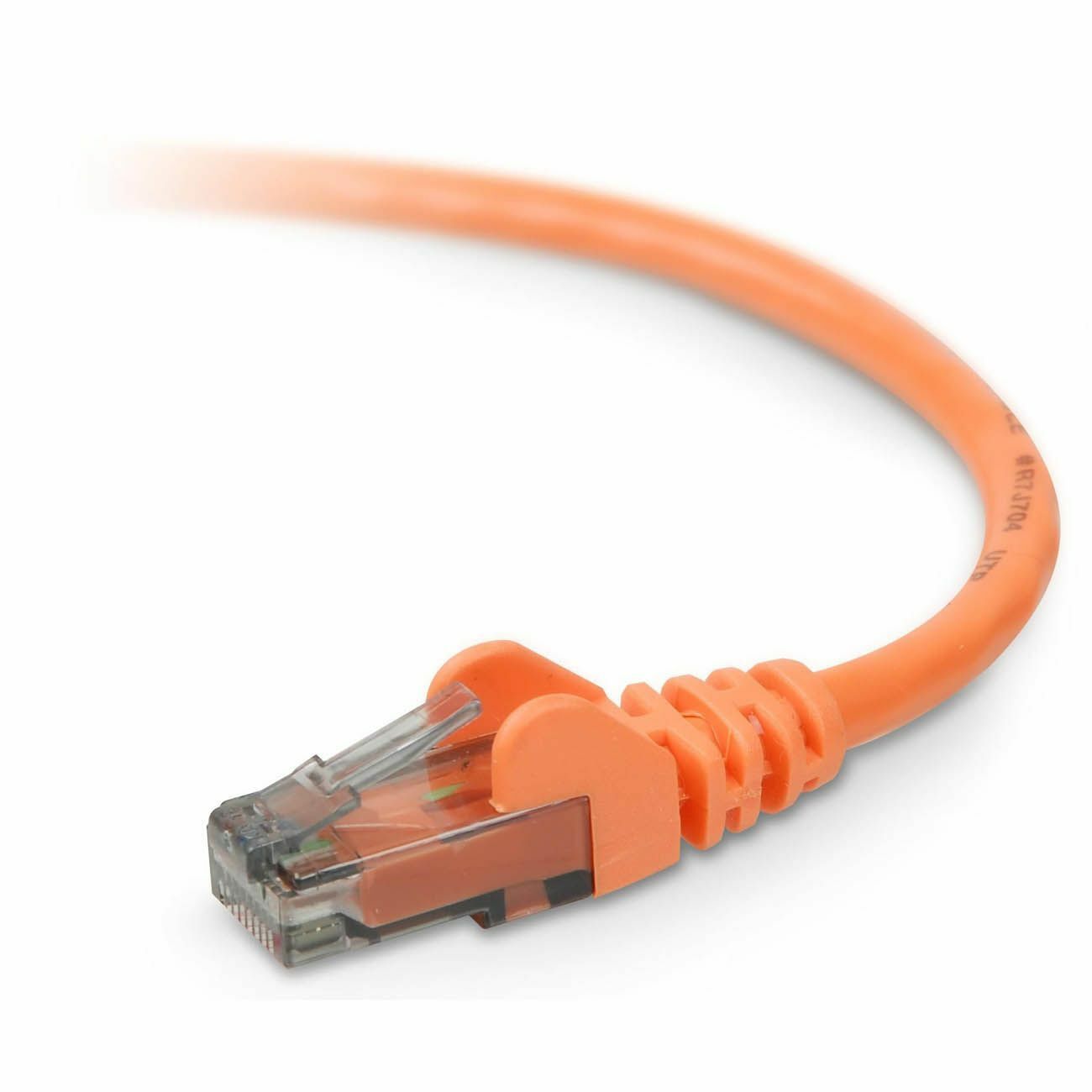 Belkin RJ45 Category 6 Snagless Patch Cable - 29.86 ft Category 6 Network Cable - First End: 1 x RJ-45 - Male - Second End: 1 x RJ-45 - Male - Patch Cable - Orange - 1 Each