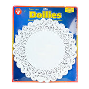 Doilies - Round, 100 ct., 12" White