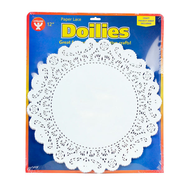 Doilies - Round, 100 ct., 12" White