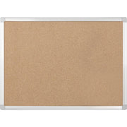 MasterVision Earth Series Recycled Cork Boards - 48" Board Height x 72" Board Width - Cork Surface - Aluminum Frame - 1 Each