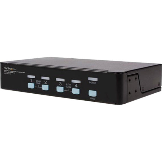 StarTech.com 4 Port USB DVI Dual Link KVM Switch with Audio
