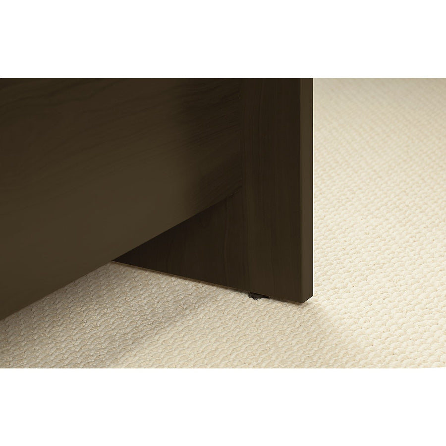 Bush Business Furniture Series C 60W x 43D LH L-Bow Desk Shell in Mocha Cherry
