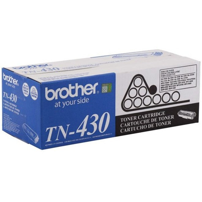 Brother TN430 Original Laser Toner Cartridge - Black - 1 Each
