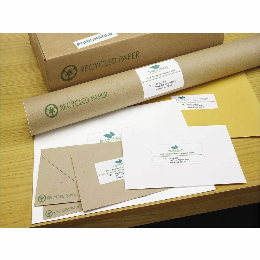 Avery&reg; Eco-Friendly Shipping Labels for Laser and Inkjet Printers, 2" x 4"