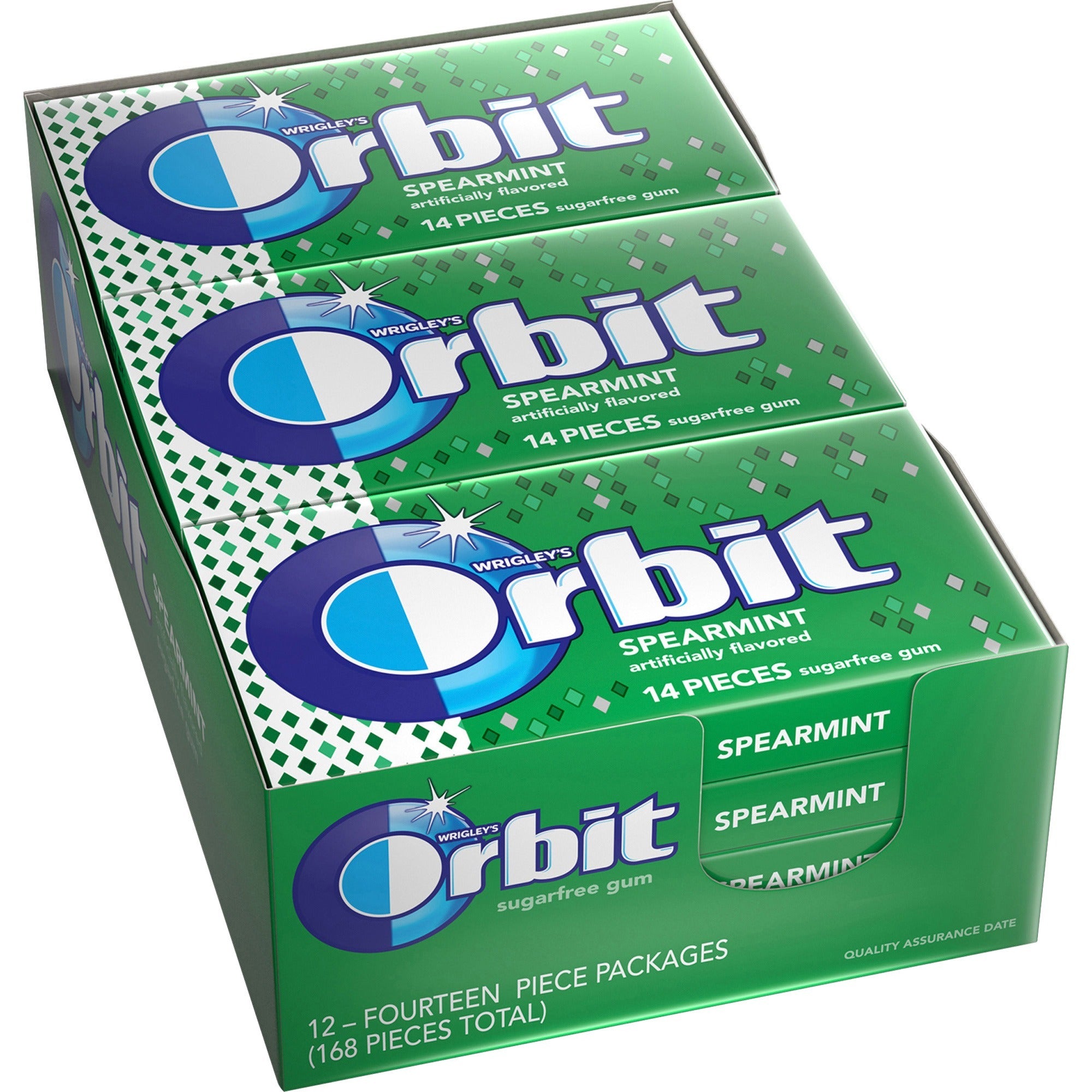 Spearmint - Individually Wrapped - 14 /Pack - 12 / Box