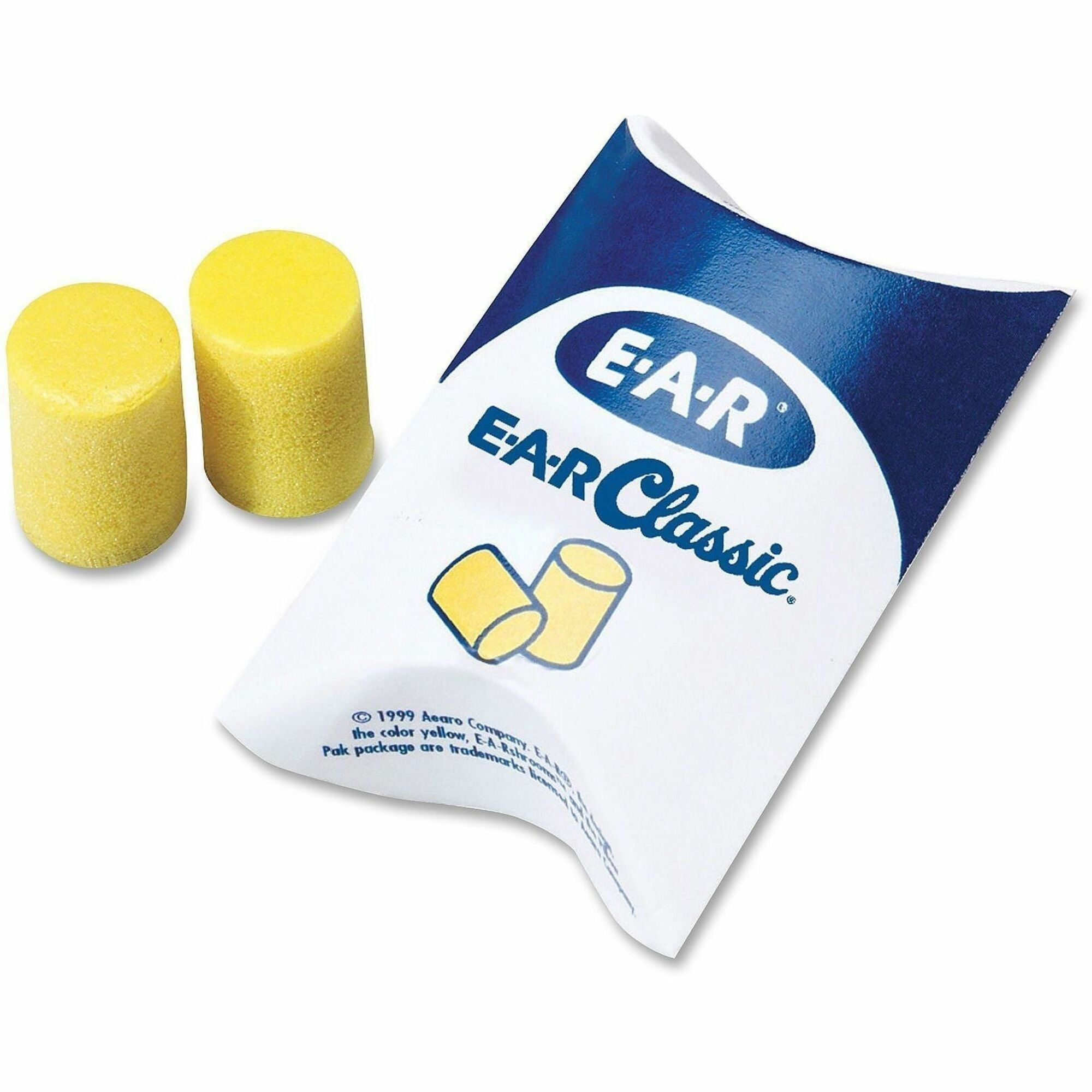 Noise Protection - Foam - Yellow - Moisture Resistant, Washable, Uncorded - 200 / Box