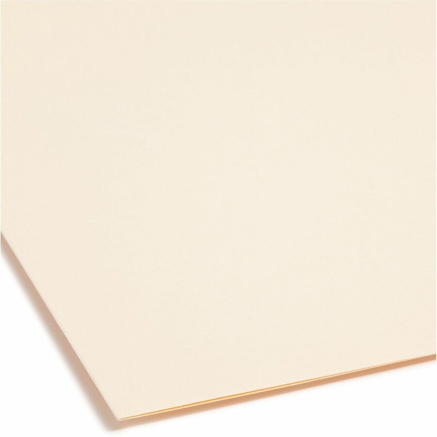 8 1/2" x 14" - 3/4" Expansion - 2 x 2K Fastener(s) - Top Tab Location - Assorted Tab Position - 11 pt. - 2 Plys - Manila - Reinforced Tab - 10% Recycled - 50 / Box