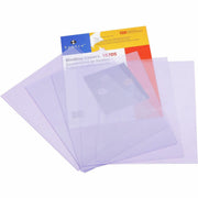 8 1/2" x 11" - Plastic - Clear - Spill Proof, Tear Proof - 100 / Box