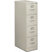 HON 510 H514 Vertical Column - 52" Height x 15" Width x 25" Depth - Total Drawer(s): 4 - Finish: Light Gray - 1 Each