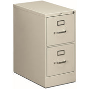 HON 510 H512 Vertical Column - 29" Height x 15" Width x 25" Depth - Total Drawer(s): 2 - Finish: Light Gray - 1 Each