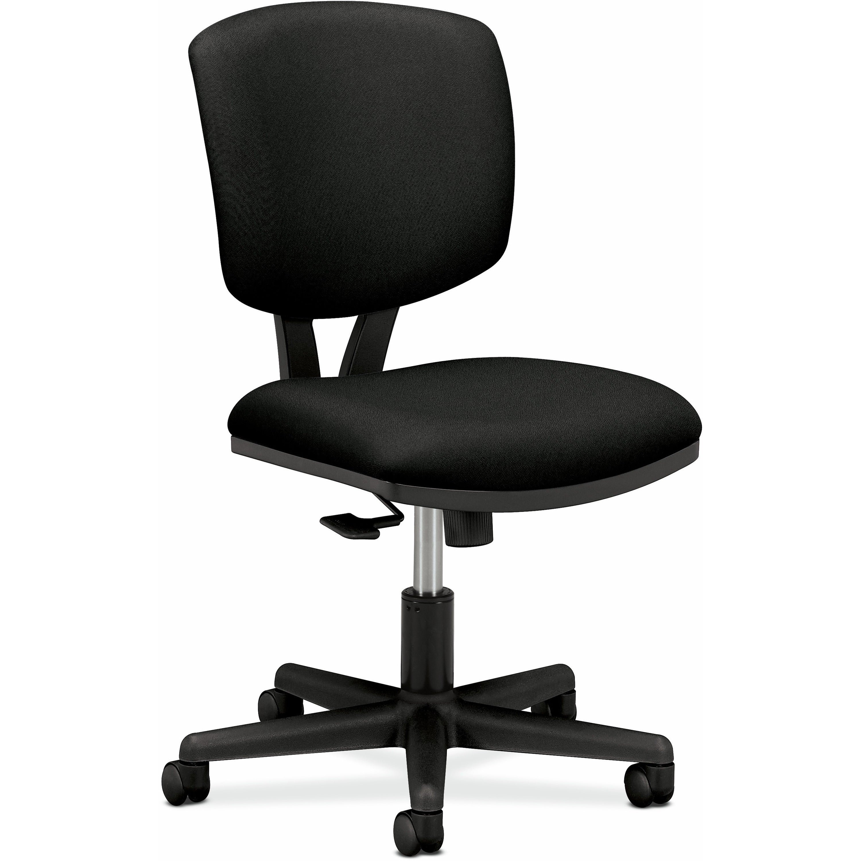 HON Volt Chair - Black Seat Color - Black Back Color - Fabric Back Material - Black Frame Color - Low Back - 5-star Base - Black - 1 Each