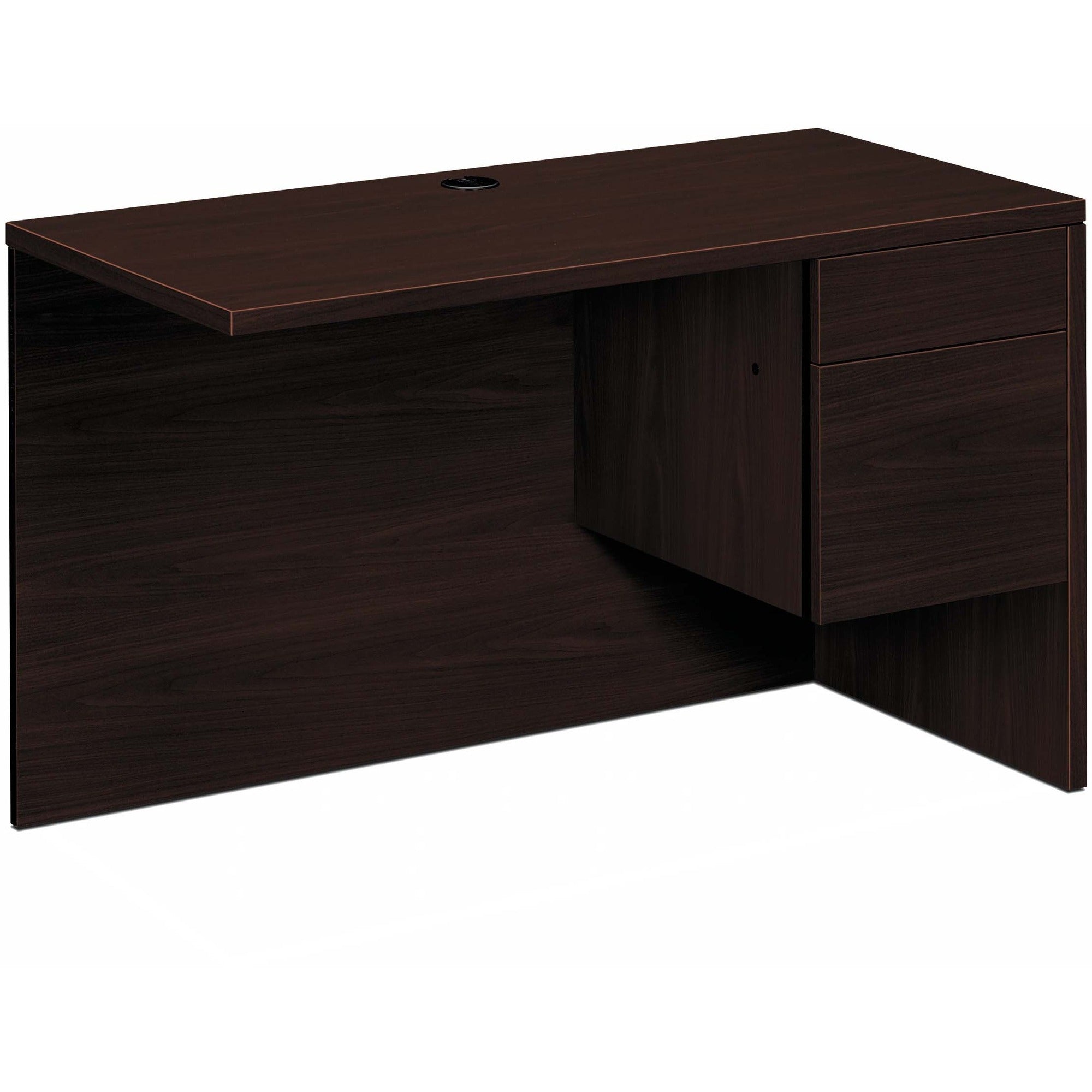 HON 10500 H10515R Return - 29.5" Height x 48" Width x 24" Depth - Total Drawer(s): 2 - Flat Edge - 1 Each