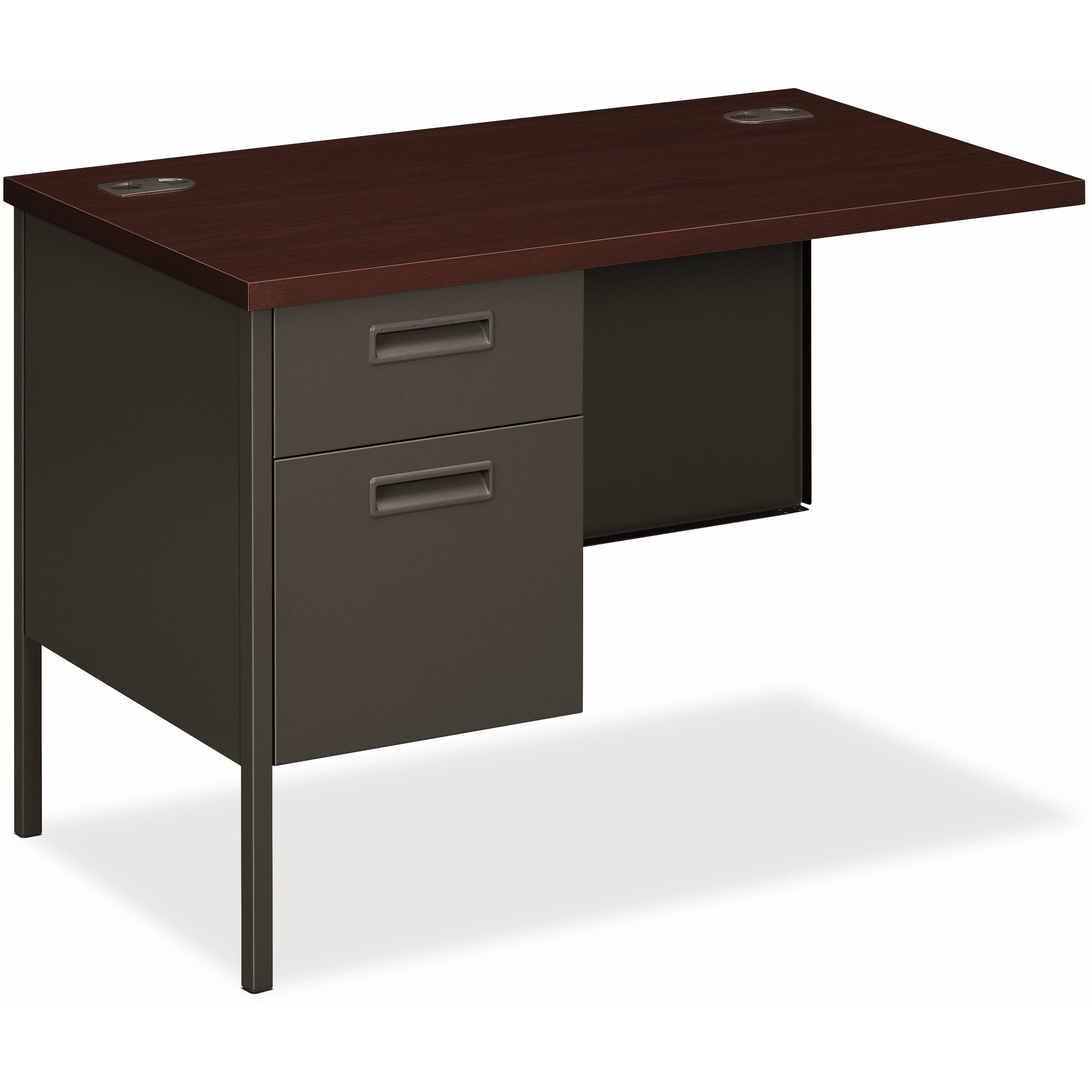 HON Metro Classic HP3236L Return - 29.5" Height x 42" Width x 24" Depth - Total Drawer(s): 5 - Square Edge - Finish: Charcoal - 1 Each