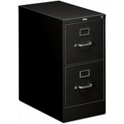 HON 510 H512 Vertical Column - 29" Height x 15" Width x 25" Depth - Total Drawer(s): 2 - Finish: Black - 1 Each