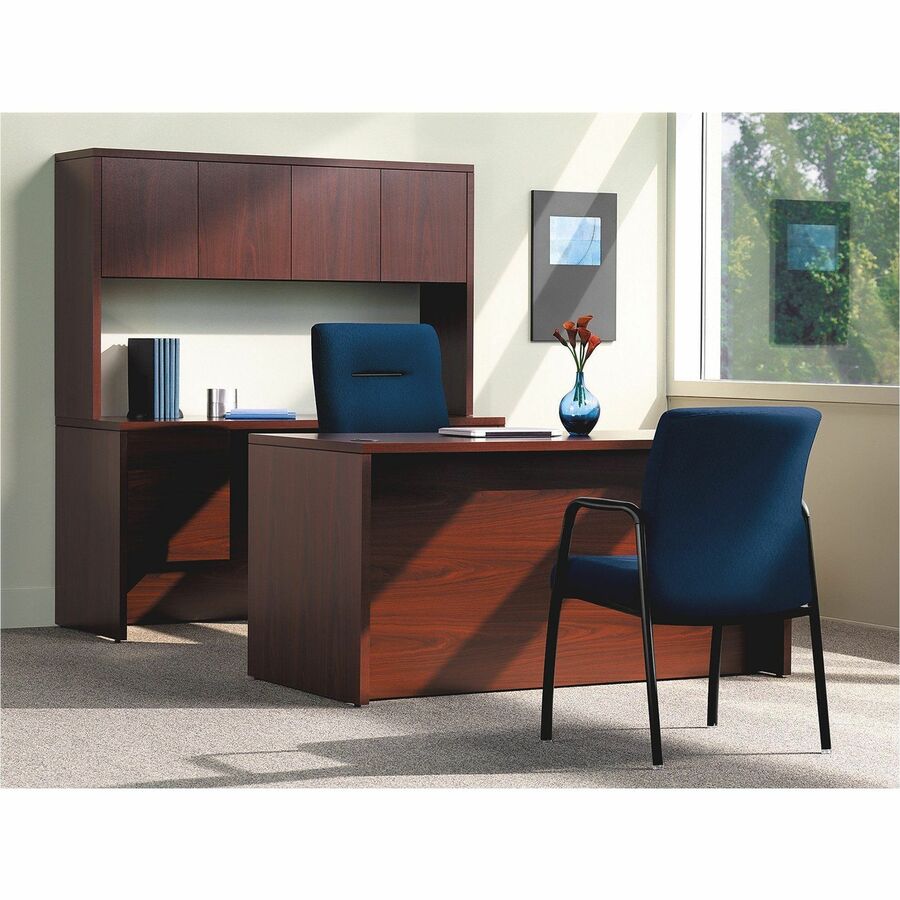 HON 10500 H10583R Pedestal Desk - 29.5" Height x 66" Width x 30" Depth - Total Drawer(s): 2Right Side - Flat Edge - 1 Each