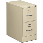 HON 510 H512 Vertical Column - 29" Height x 15" Width x 25" Depth - Total Drawer(s): 2 - Finish: Putty - 1 Each