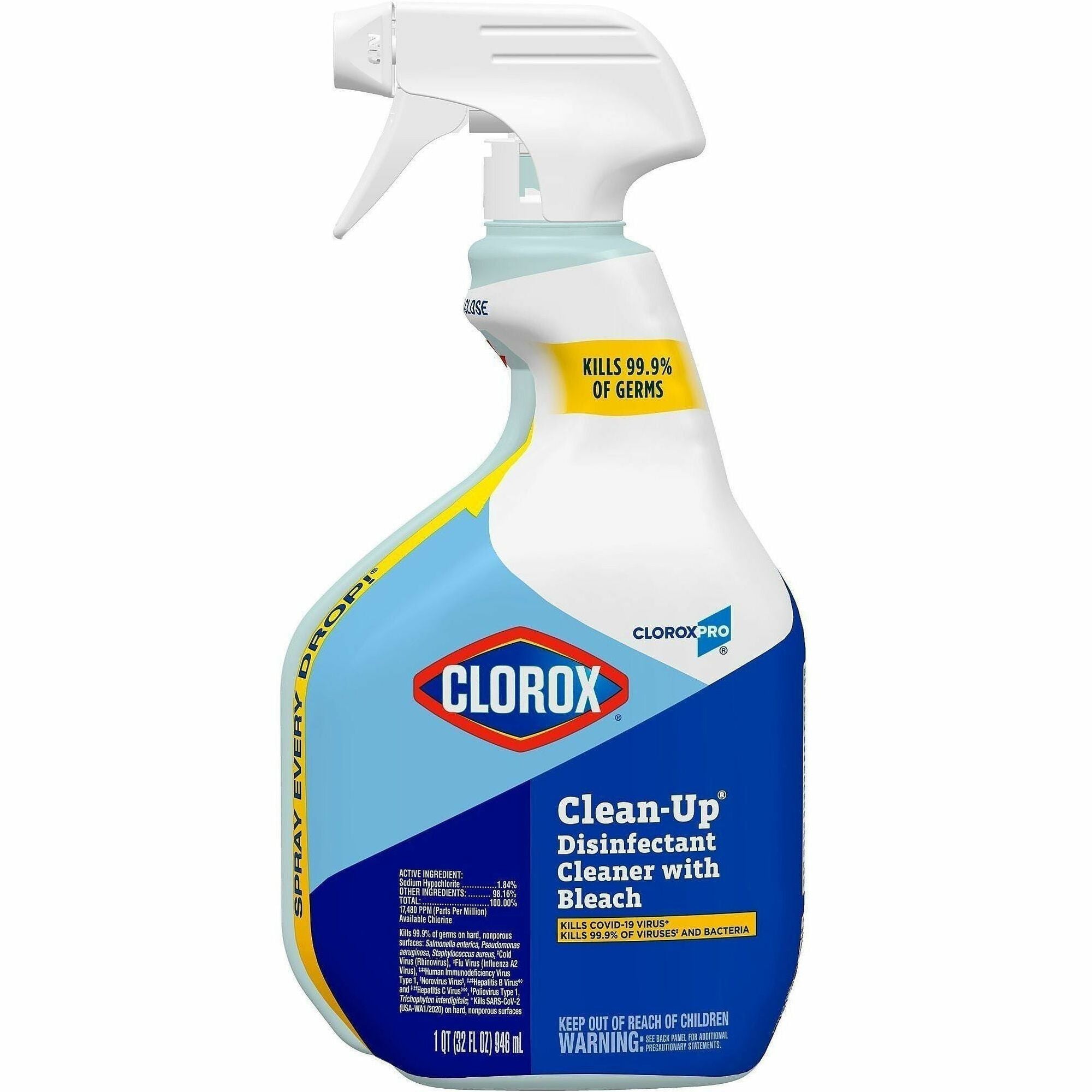 CloroxPro&trade; Clean-Up Disinfectant Cleaner Spray with Bleach