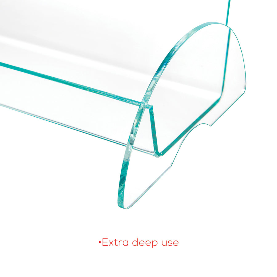8" Height x 4.50" Width x 3.75" Depth - Durable, Lightweight - Clear - Glass, Plastic, Acrylic - 1 Each