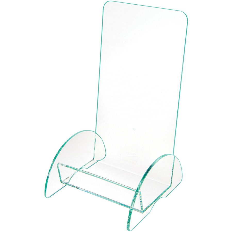 8" Height x 4.50" Width x 3.75" Depth - Durable, Lightweight - Clear - Glass, Plastic, Acrylic - 1 Each