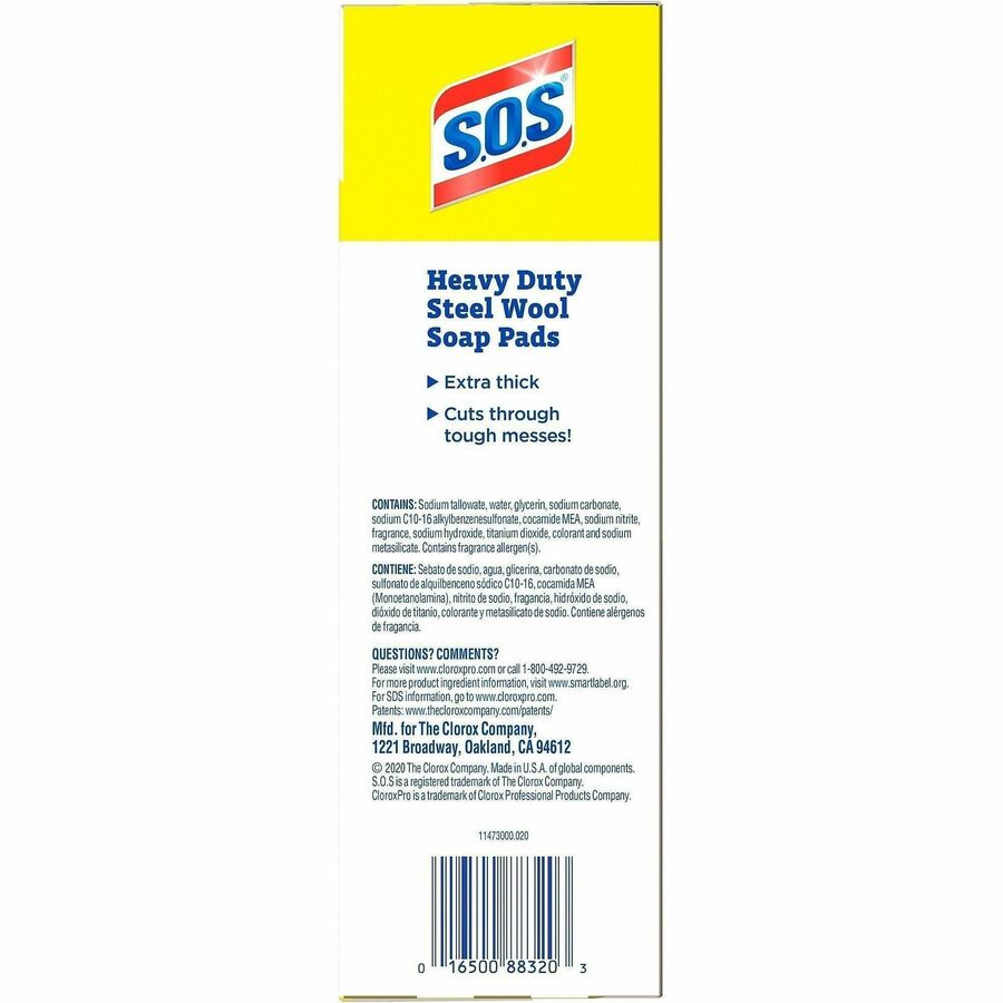 CloroxPro™ S.O.S&reg; Steel Wool Soap Pads