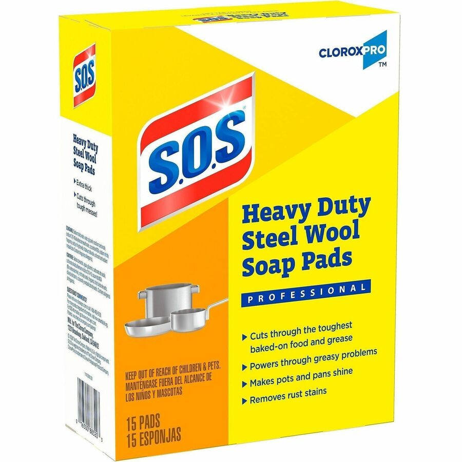 CloroxPro™ S.O.S&reg; Steel Wool Soap Pads