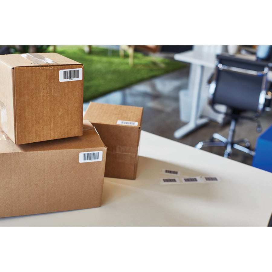 1" Width x 2 1/8" Length - Direct Thermal - White - 500 / Roll - 1 Roll