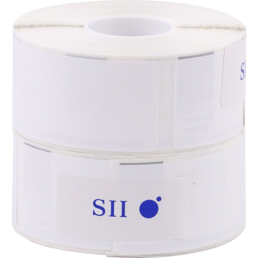 1 1/8" Width x 3 1/2" Length - Rectangle - Direct Thermal - White - Paper - Self-adhesive - 260 / Roll - 2 / Box