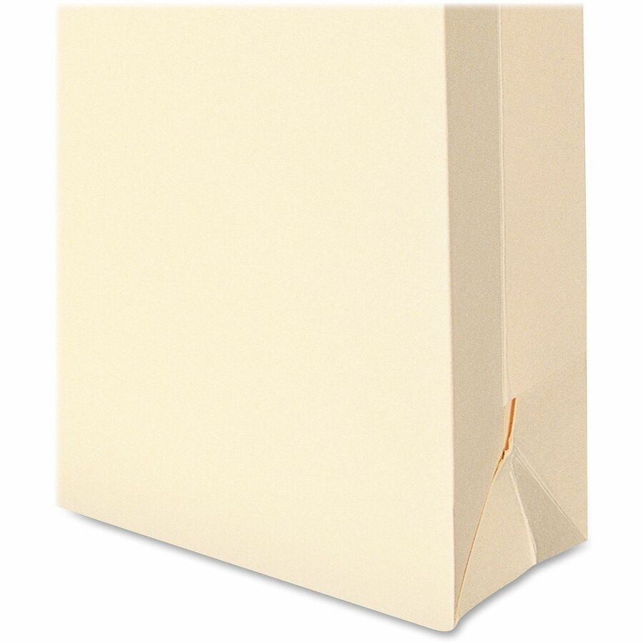 Smead Straight Tab Cut Letter Recycled File Jacket - 8 1/2" x 11" - 2" Expansion - Top Tab Location - 11 pt. - 2 Plys - Manila - Acid-free, Slip Resistant, Reinforced Tab - 100% Recycled - 50 / Box