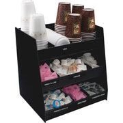9 Compartment(s) - 15" Height x 14.50" Width x 11.75" Depth - Black - 1 Each