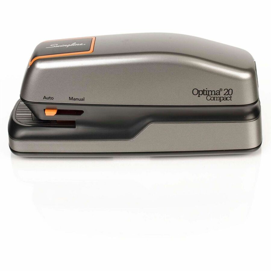 Staples Upto 20 Sheet of 20lb Paper - Holds Upto 105 Staple - Half Strip - Staple Size: 0.25" - 0.37" Throat Depth - 4 x AA Battery Included - Silver, Black - Plastic - 1 Each