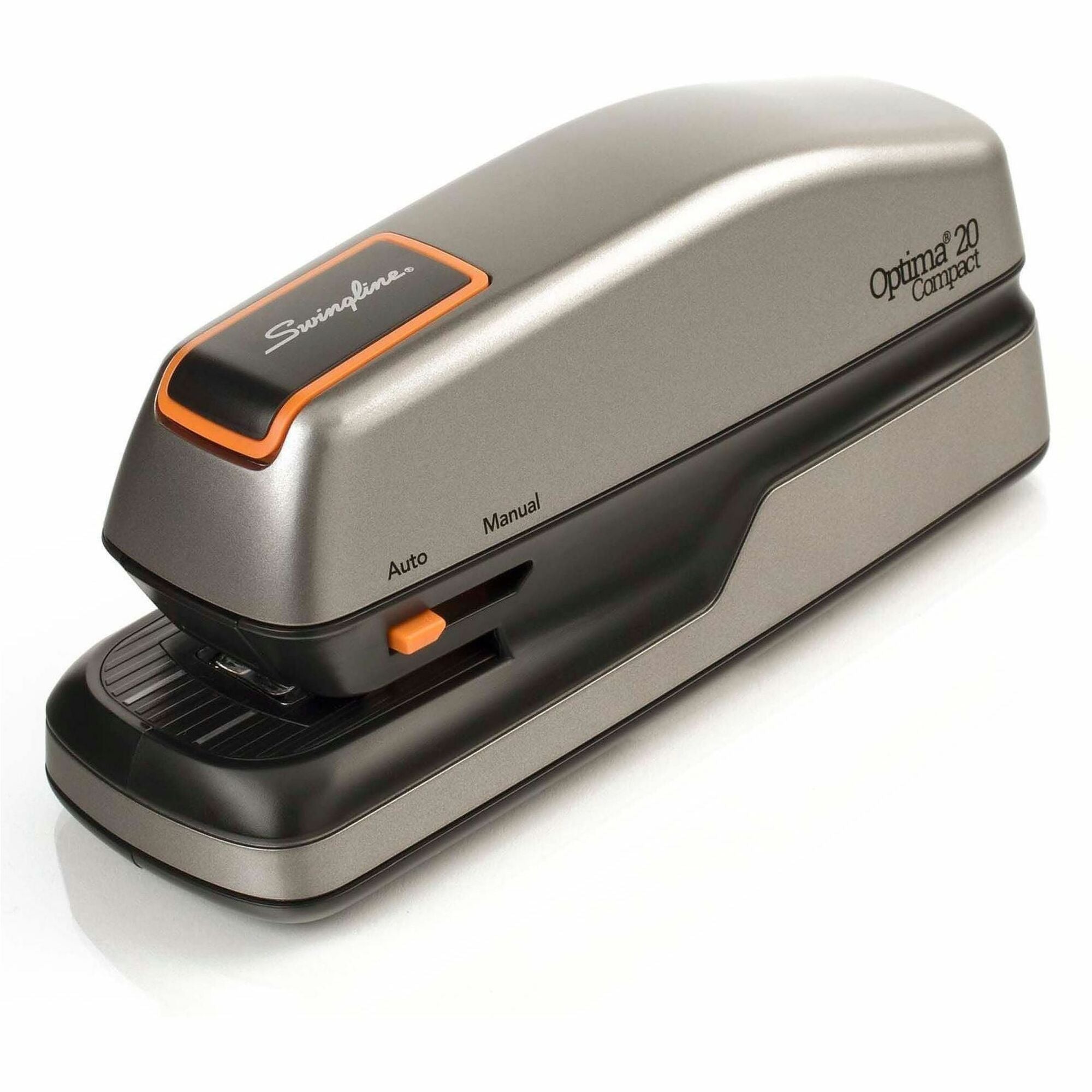 Staples Upto 20 Sheet of 20lb Paper - Holds Upto 105 Staple - Half Strip - Staple Size: 0.25" - 0.37" Throat Depth - 4 x AA Battery Included - Silver, Black - Plastic - 1 Each