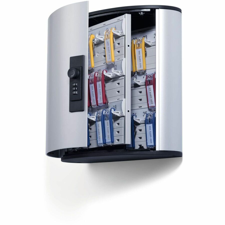 11.9" Width x 4.9" Depth x 11" Height - Security Lock - Silver - Aluminum
