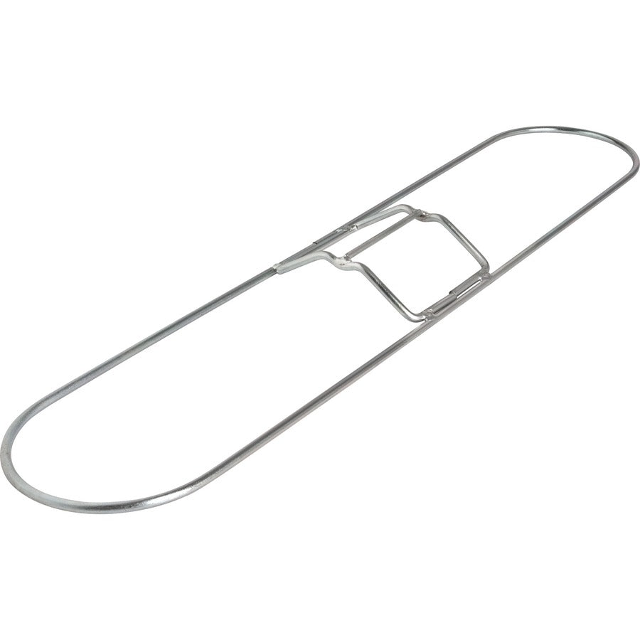 Genuine Joe Clip-On 24" Dust Mop Frame - 360&deg; Swivel, Rust Resistant, Chrome Plated, Reinforced - Stainless Steel - Steel - 1 Each