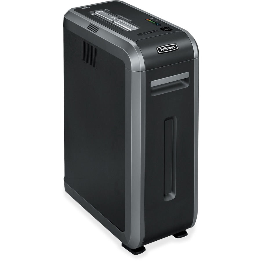 Continuous Shredder - Cross Cut - 20 Per Pass - for shredding Staples, Credit Card, CD, DVD, Paper Clip, Junk Mail, Paper - 0.156" x 1.500" Shred Size - P-4 - 16 ft/min - 9" Throat - 14 gal Wastebin Capacity - Black, Dark Silver
