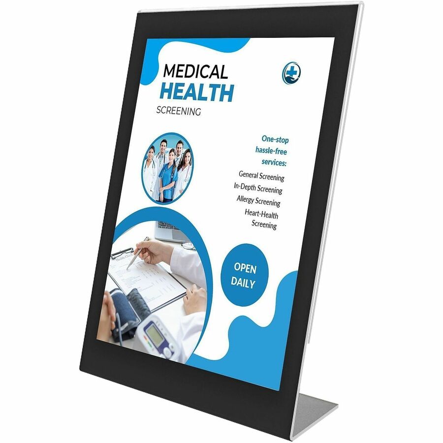 Deflecto Superior Image Bordered Sign Holder