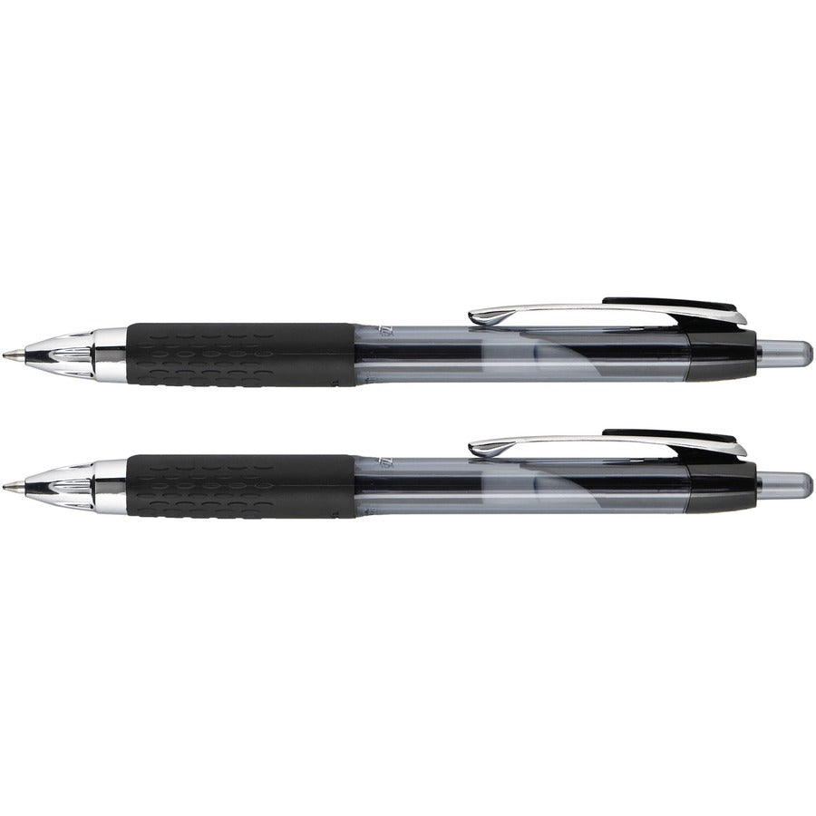 uniball™ 207 Gel Pen - 0.7 mm Medium Pen Point - Refillable - Retractable - Black Ink - Gel-based - 2 / Pack