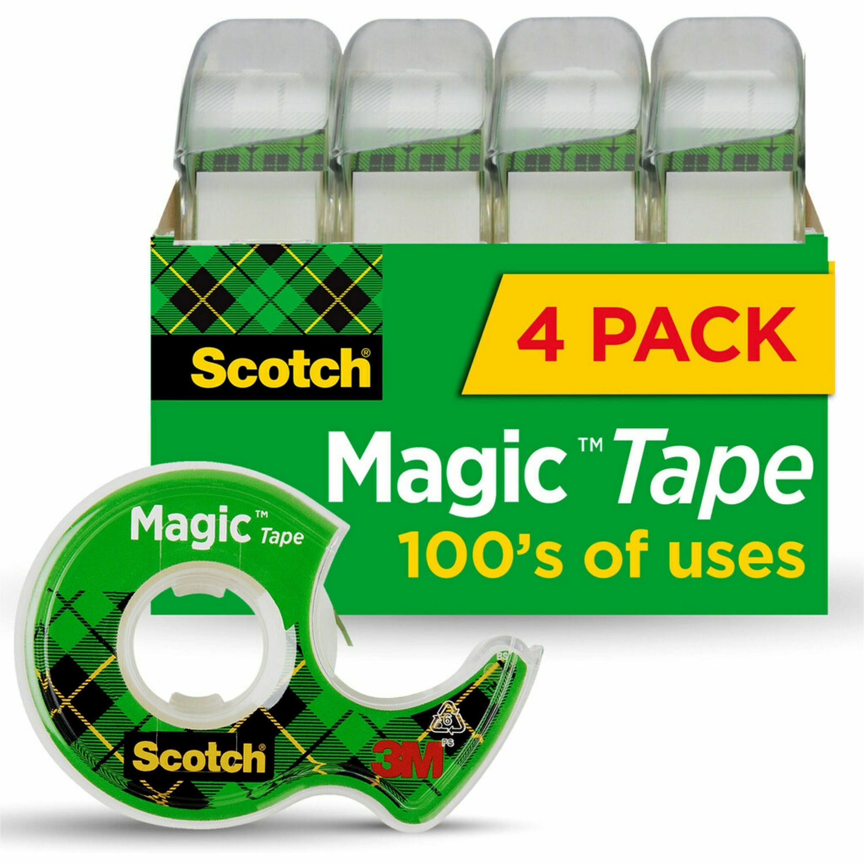 25 ft Length x 0.75" Width - 1" Core - Matte - Clear - Dispenser Included - Handheld Dispenser - For Sealing, Packing - 1 Pack