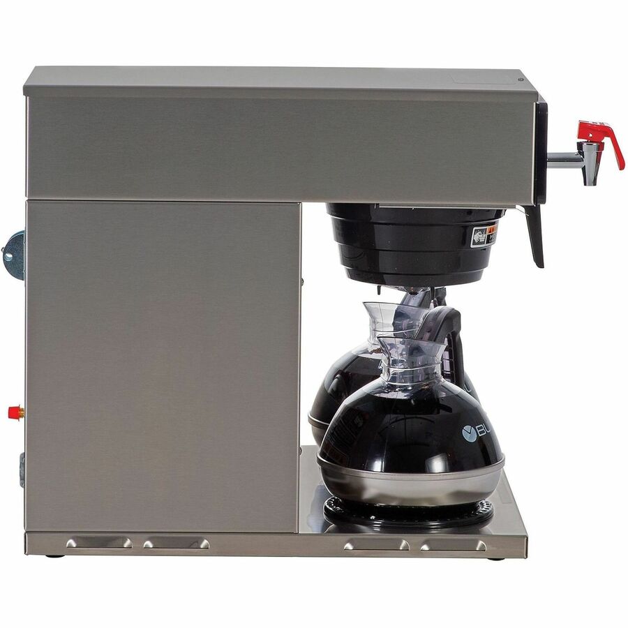 Programmable - 1800 W - 1.56 gal - 12 Cup(s) - Multi-serve - Stainless Steel, Black - Steel Body