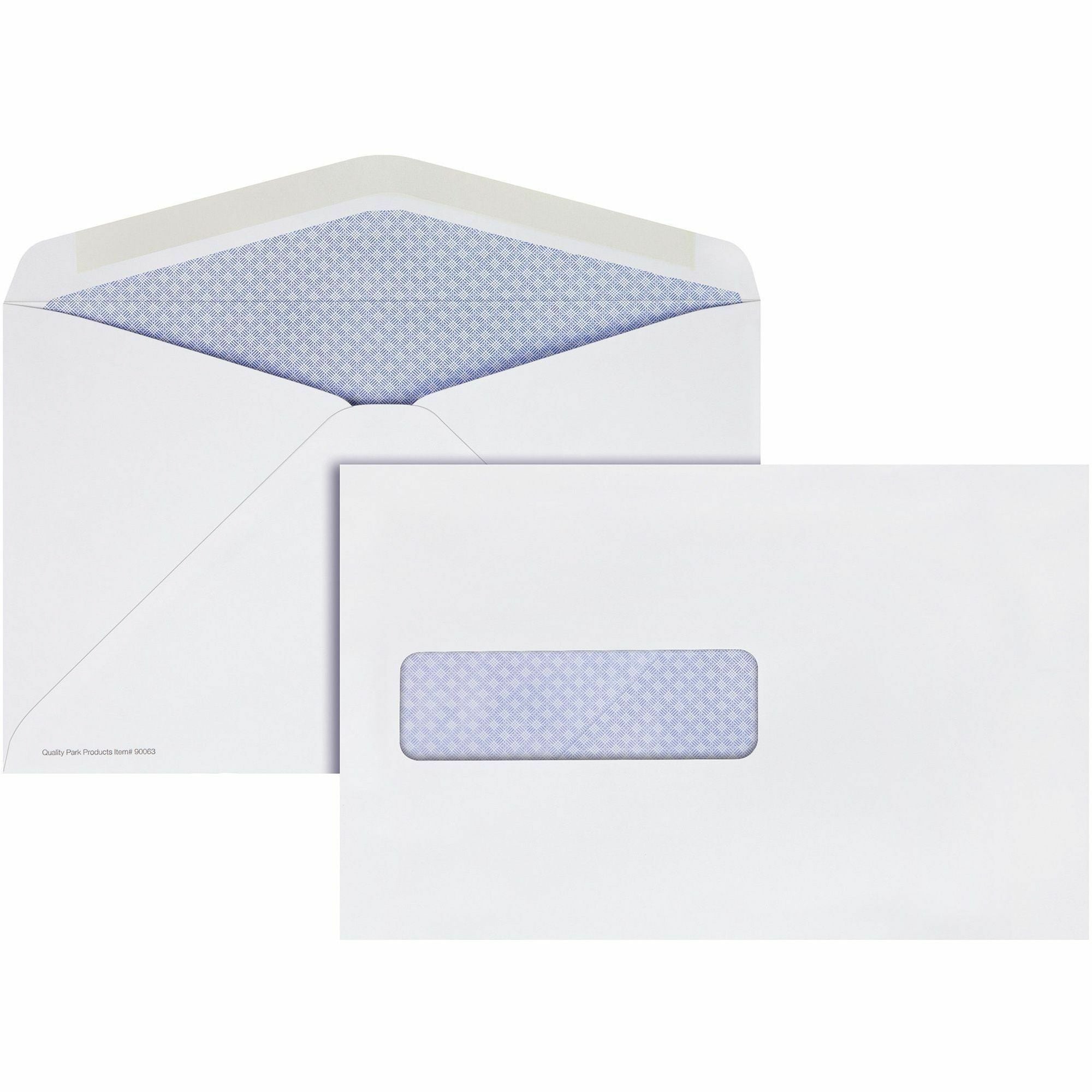 Booklet - #10 1/2 - 6" Width x 9 1/2" Length - 28 lb - Adhesive - White - Paper - 500 / Box