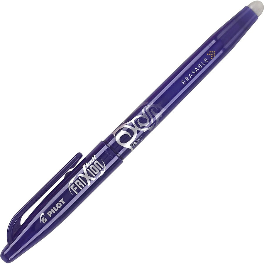 FriXion Gel Pens - 0.7 mm Fine Pen Point - Erasable - Blue Ink - Gel-based - Blue Barrel - Document, Writing - 1 Dozen