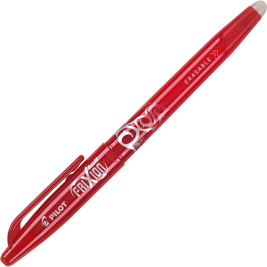 FriXion Gel Pens - 0.7 mm Fine Pen Point - Erasable - Red Ink - Gel-based - Red Barrel - Document, Writing - 1 Dozen