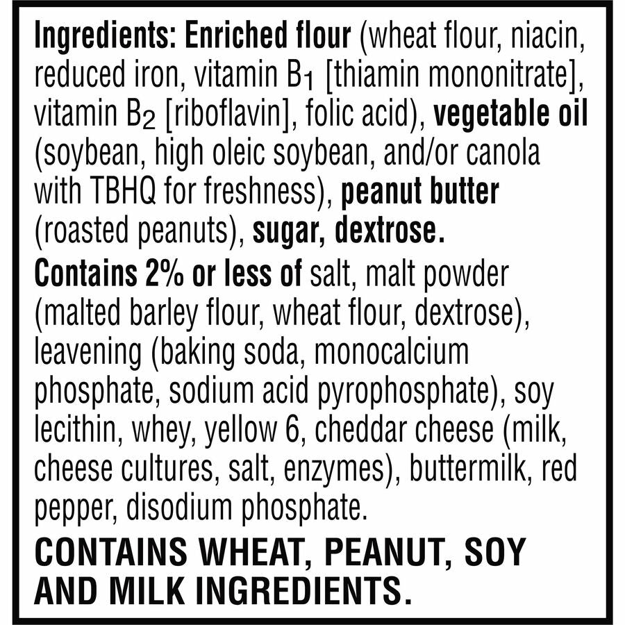 Individually Wrapped - Peanut Butter, Toast and Peanut Butter - 1.80 oz - 12 / Box
