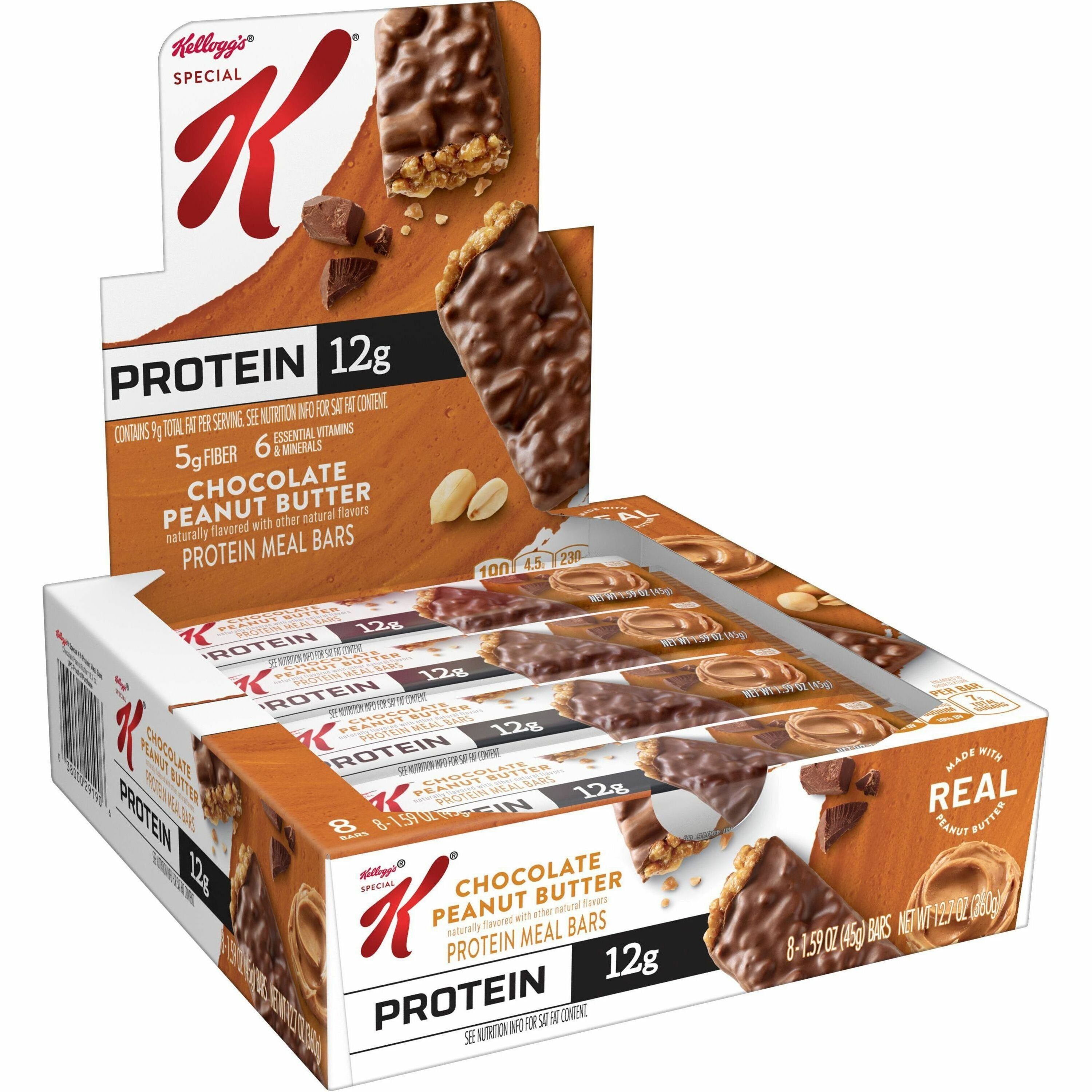 Chocolate, Peanut Butter - 1.59 oz - 8 / Box
